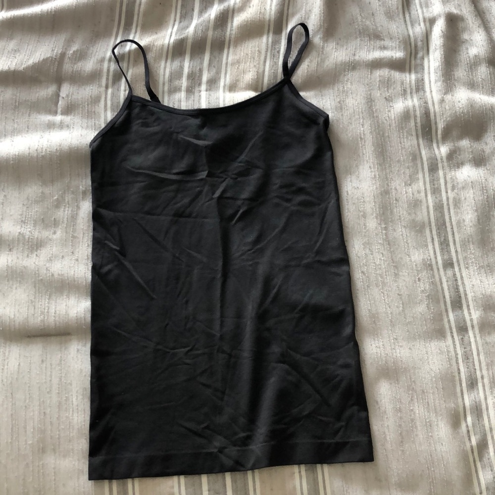 Black tank top